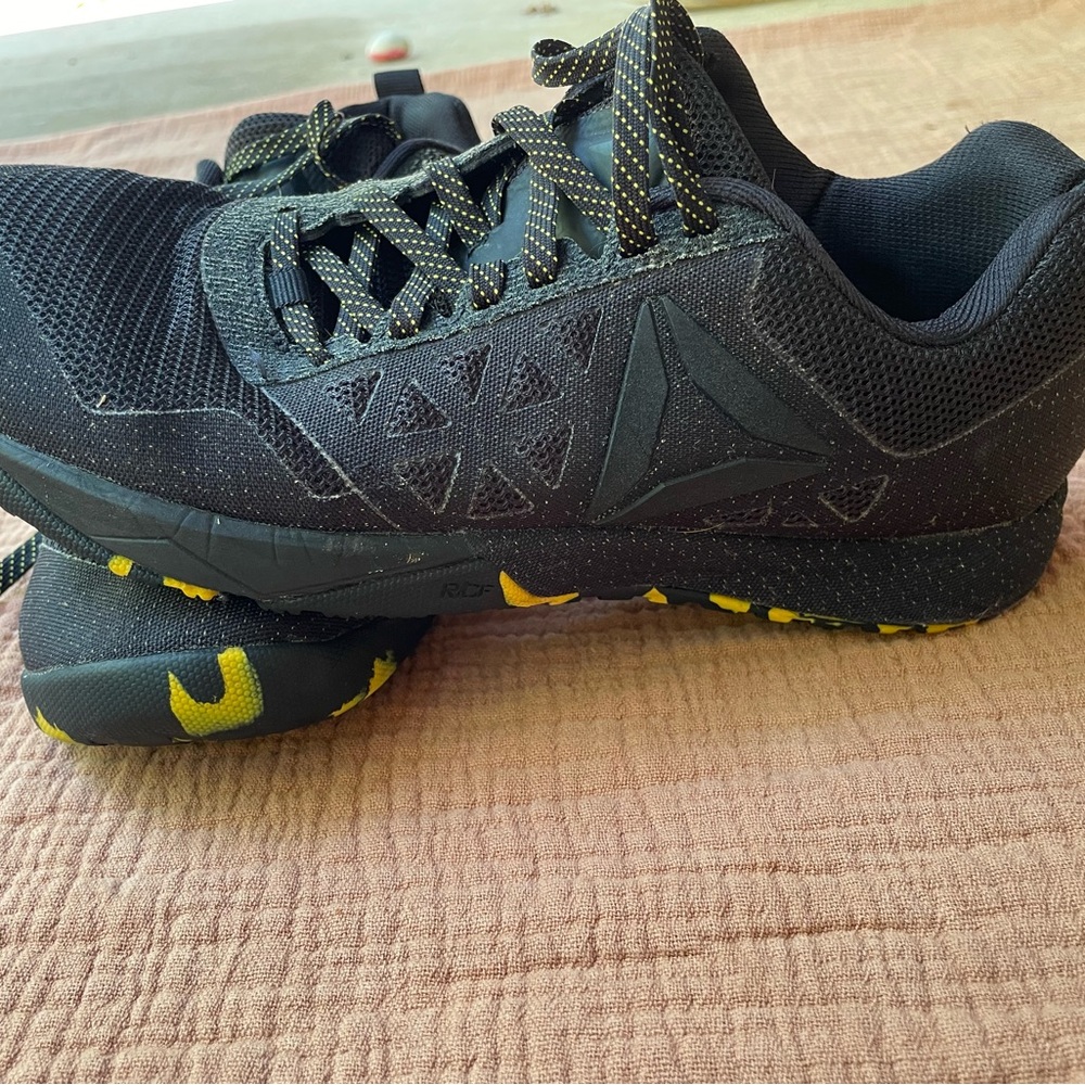 Reebok Black and Yellow Nano 6